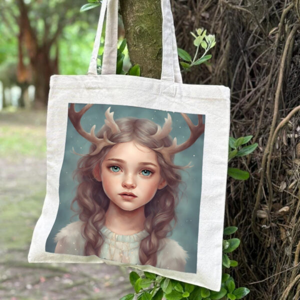 Bolsas algodón ilustradas hadas